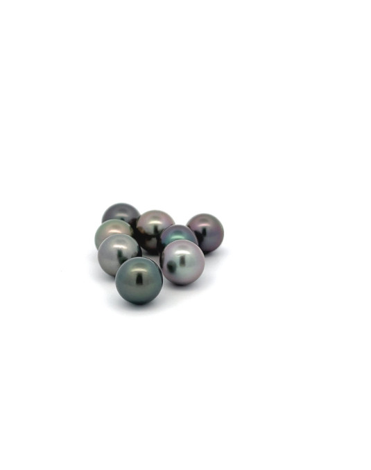 9mm+ fine  grade Tahitian Black pearl, French Polynesia  