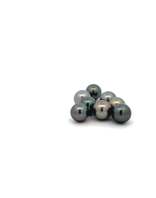 9mm+ fine  grade Tahitian Black pearl, French Polynesia  