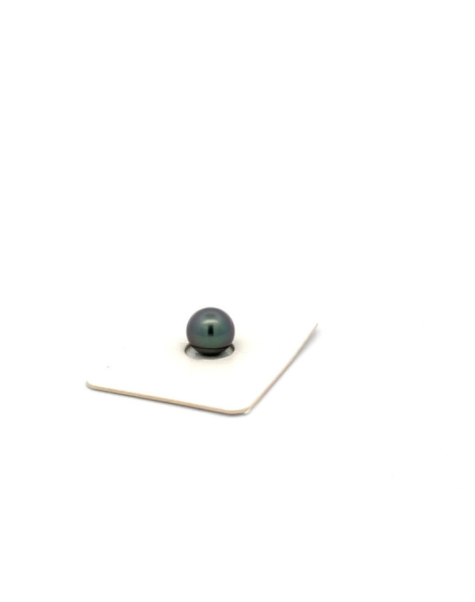 6mm+ fine  grade Tahitian Black pearl, French Polynesia  