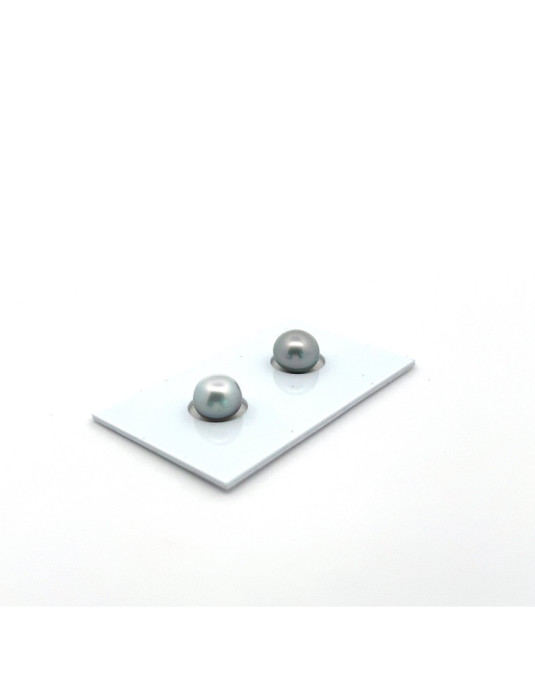 6mm+ gem  grade Tahitian Black pearl, French Polynesia  