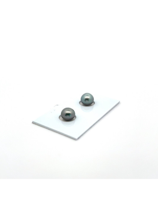 6mm+ gem  grade Tahitian Black pearl, French Polynesia  