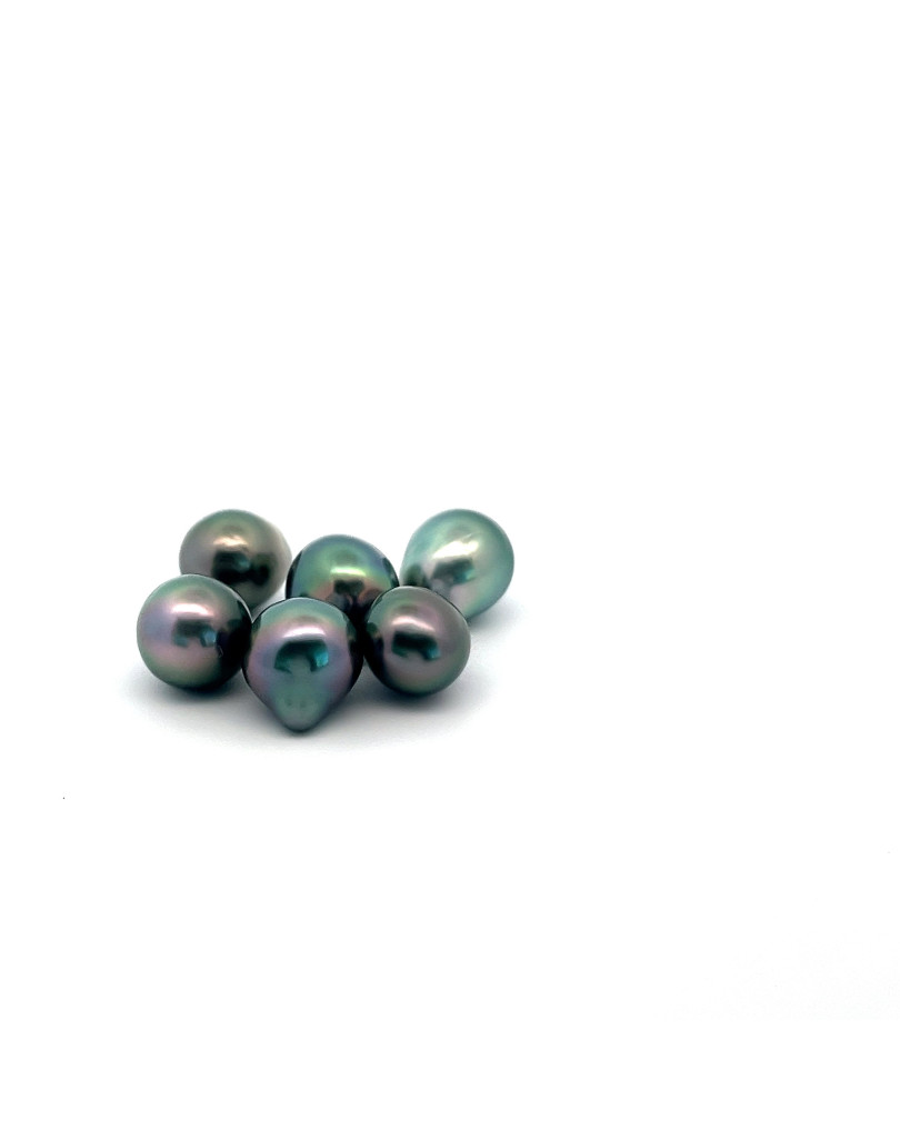 9mm+ fine  grade Tahitian Black pearl, French Polynesia  