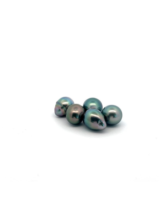 9mm+ fine  grade Tahitian Black pearl, French Polynesia  