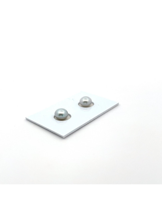 6mm+ gem  grade Tahitian Black pearl, French Polynesia  