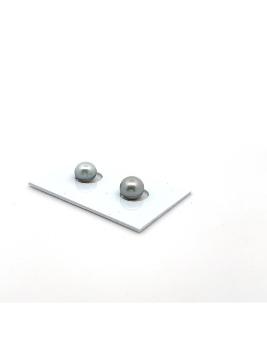 6mm+ gem  grade Tahitian Black pearl, French Polynesia  