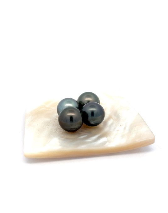 12mm+ gem  grade Tahitian Black pearl, French Polynesia  