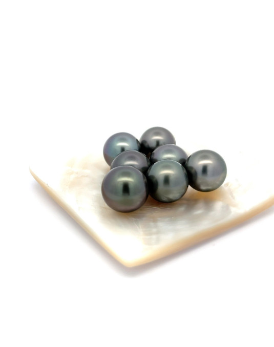 12mm+ fine  grade Tahitian Black pearl, French Polynesia  