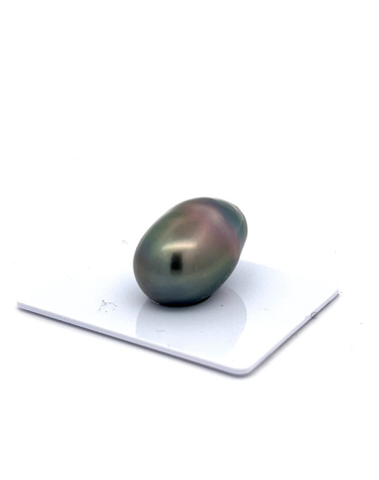 13.82mm Tahitian Black pearl , origin French Polynesia   , fine  grade
