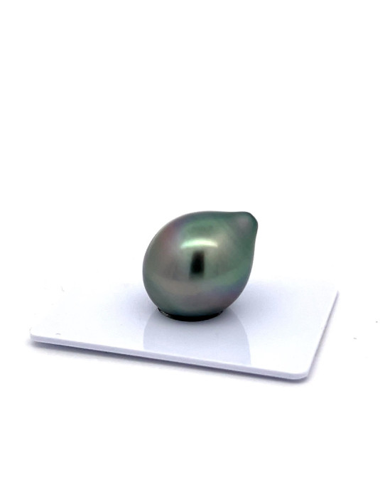 15mm+ fine  grade Tahitian Black pearl, French Polynesia  