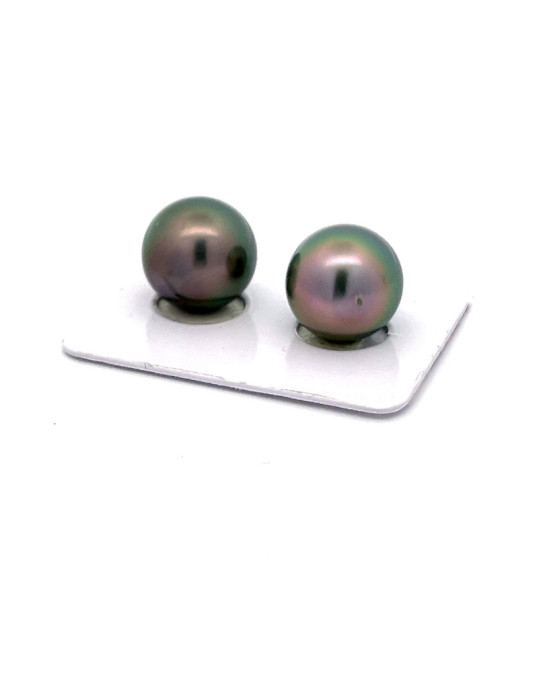12mm+ fine  grade Tahitian Black pearl, French Polynesia  
