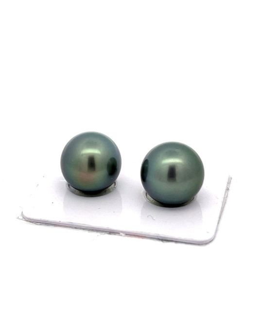 12.79/13.01mm Tahitian Black pearl , origin French Polynesia   , fine  grade