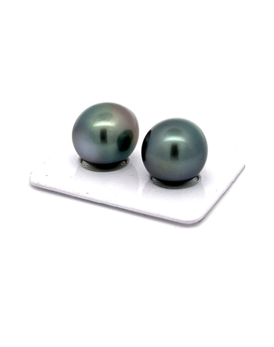 12mm+ fine  grade Tahitian Black pearl, French Polynesia  