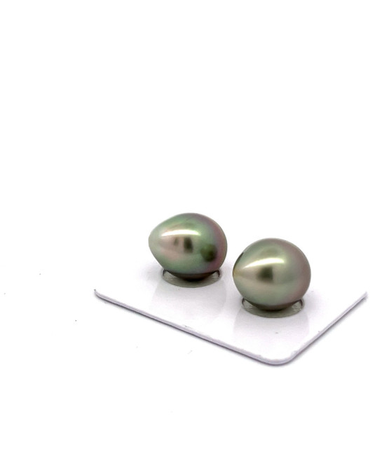 9mm+ fine  grade Tahitian Black pearl, French Polynesia  