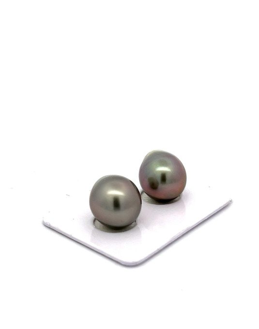 9mm+ fine  grade Tahitian Black pearl, French Polynesia  