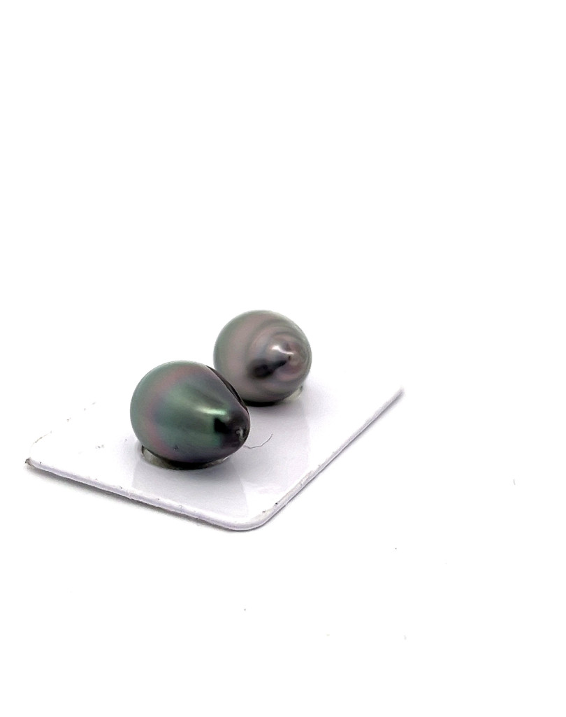 9mm+ fine  grade Tahitian Black pearl, French Polynesia  