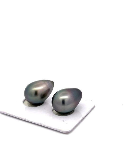 9mm+ fine  grade Tahitian Black pearl, French Polynesia  