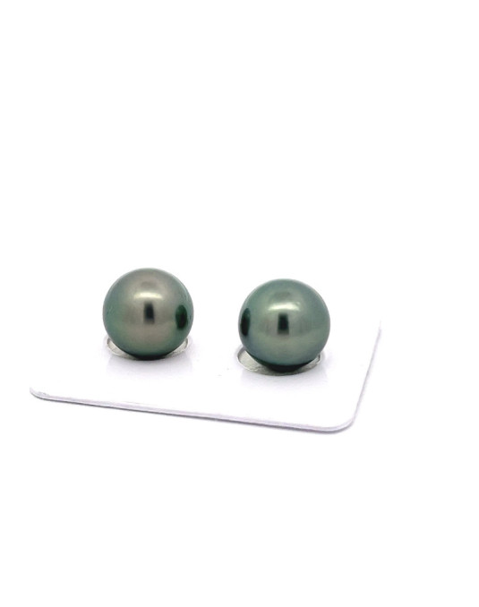 9mm+ fine  grade Tahitian Black pearl, French Polynesia  