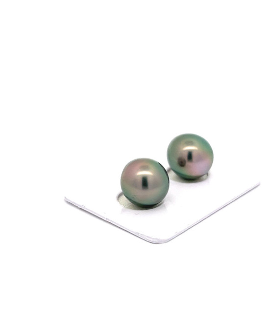 9mm+ fine  grade Tahitian Black pearl, French Polynesia  