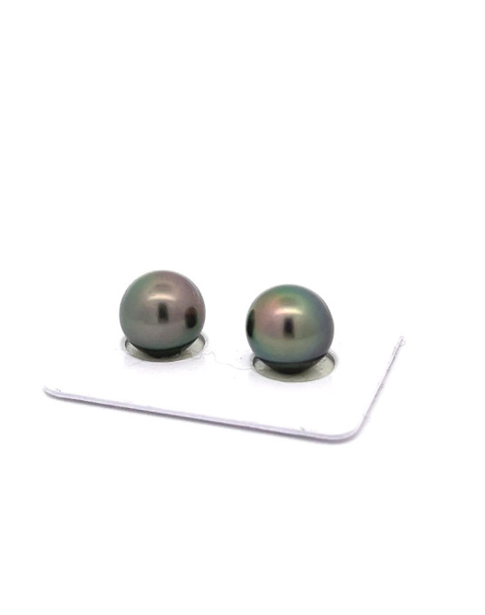 10.73/10.68mm Tahitian Black pearl , origin French Polynesia   , fine  grade