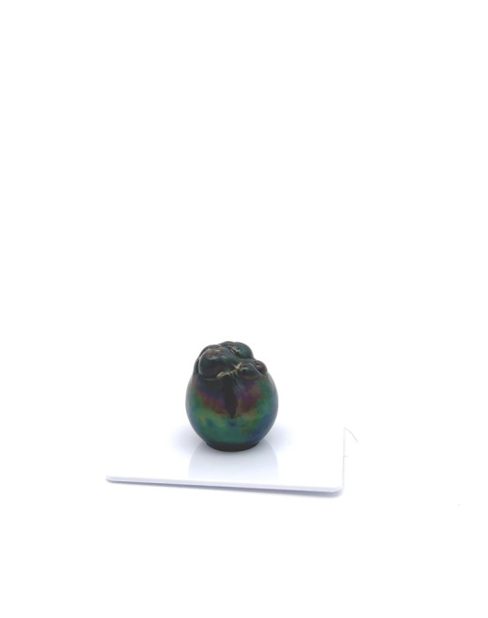 16.83mm Tahitian Black pearl , origin French Polynesia   , jewel  grade