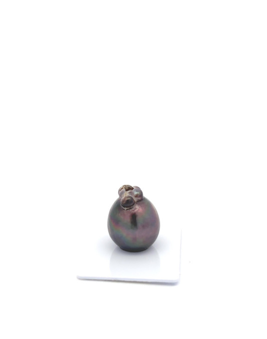 17.26mm Tahitian Black pearl , origin French Polynesia   , jewel  grade