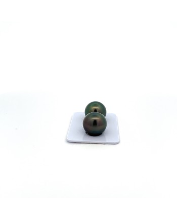 12mm+ fine  grade Tahitian Black pearl, French Polynesia  
