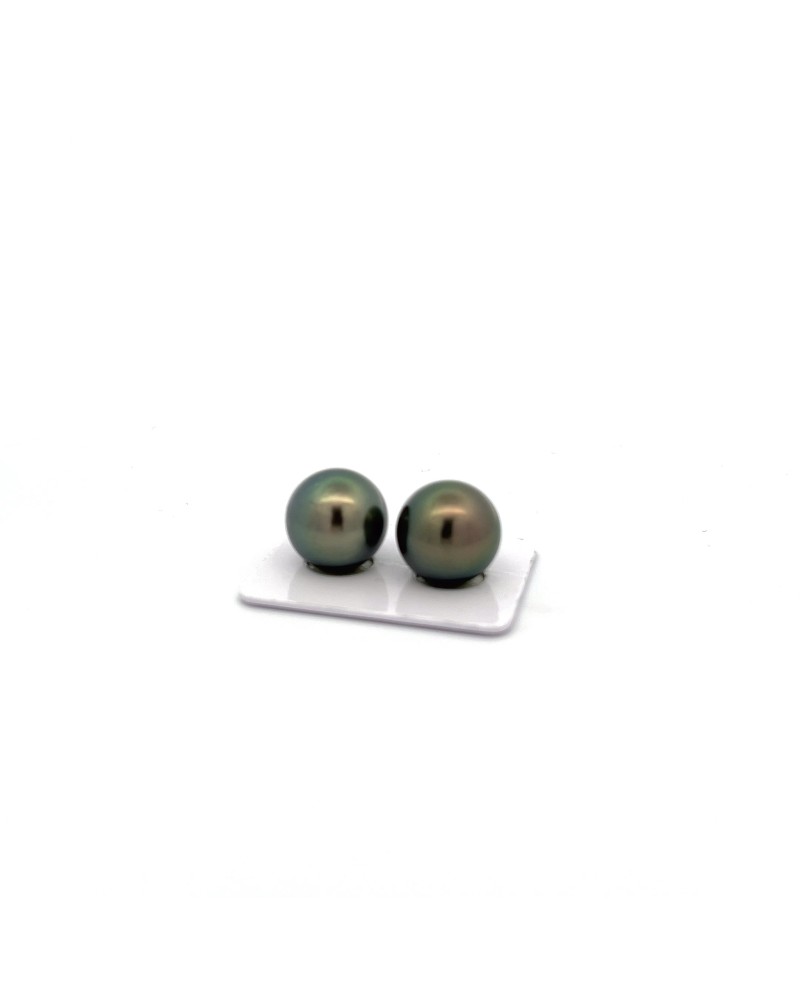 15.27/15.24mm Tahitian Black pearl , origin French Polynesia   , fine  grade