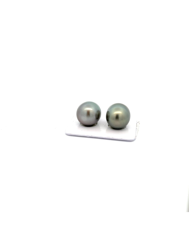 12mm+ jewel  grade Tahitian Black pearl, French Polynesia  