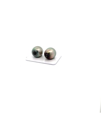 14.33/14.12mm Tahitian Black pearl , origin French Polynesia   , jewel  grade