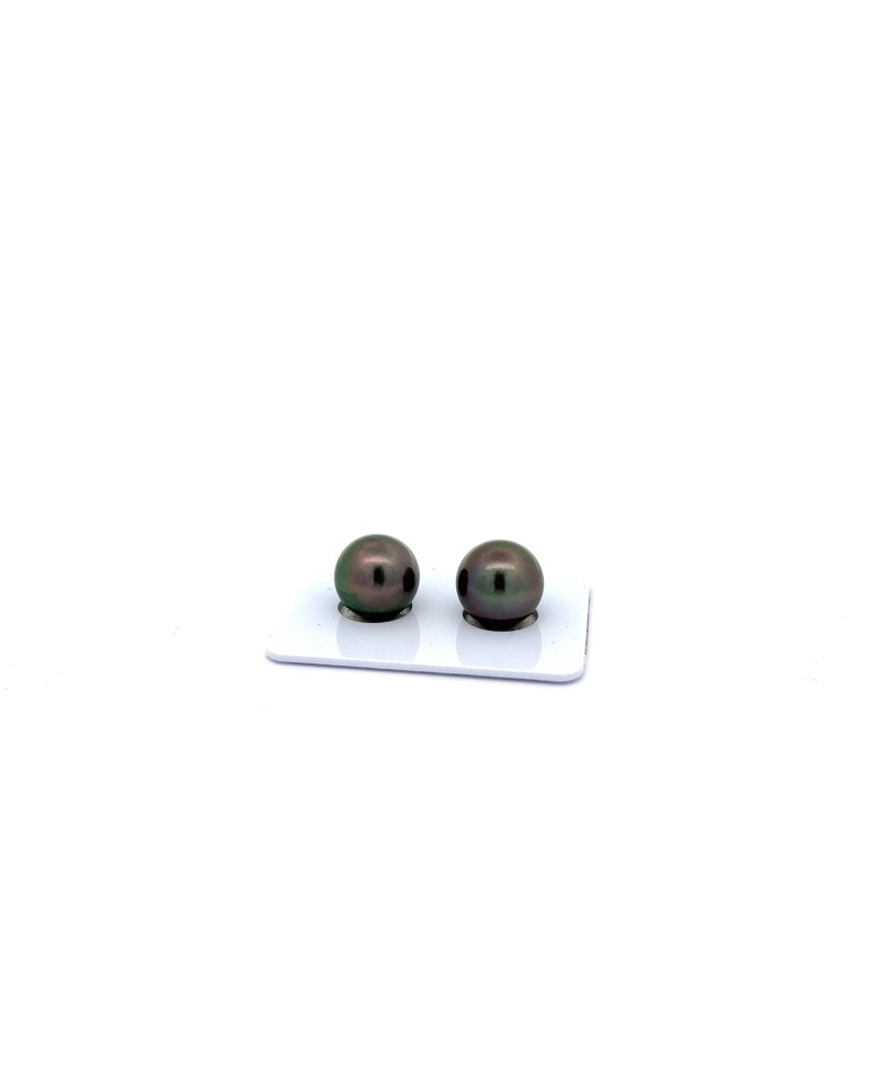 9mm+ jewel  grade Tahitian Black pearl, French Polynesia  