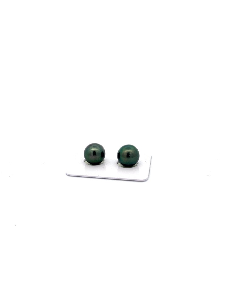 9mm+ jewel  grade Tahitian Black pearl, French Polynesia  
