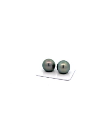 15mm+ fine  grade Tahitian Black pearl, French Polynesia  