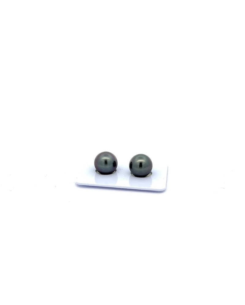 11.00/10.95mm Tahitian Black pearl , origin French Polynesia   , jewel  grade