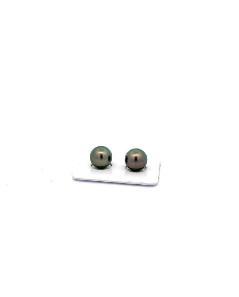 9mm+ jewel  grade Tahitian Black pearl, French Polynesia  