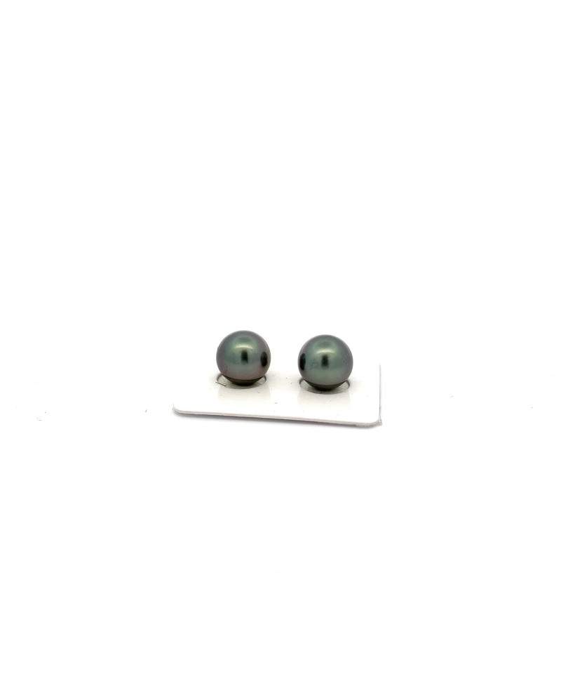9mm+ jewel  grade Tahitian Black pearl, French Polynesia  