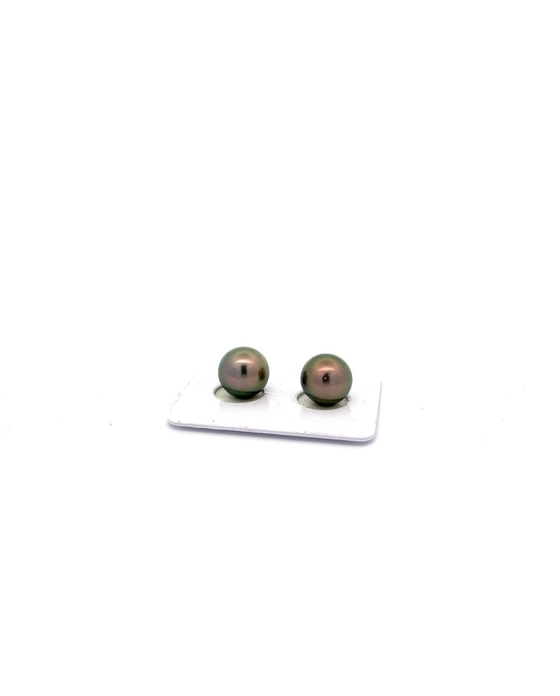 9mm+ jewel  grade Tahitian Black pearl, French Polynesia  